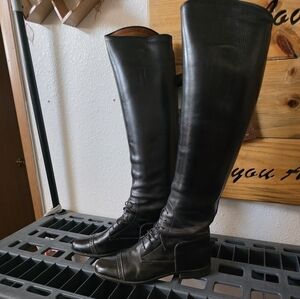 Elegant Black Women's Riding Boots